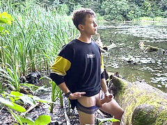 Grote lul, Universiteit, Homo, Gigantische lul, Buiten, Openbaar, Mager, Tiener