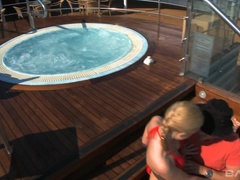 アナル, ブロンド, イく瞬間, ダブル開発, 顔射, フォアサム, アウトドア