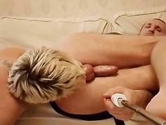 Leie, Grosse titten, Geschnappt, Dildo, Masturbation, Reif, Titten, Ehefrau