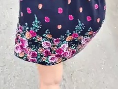 Camera Under Skirt Mature In Thong