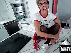 Enthousiasteling, Pijpbeurt, Geschoren, Mager, Zuigen, Tiener