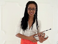 Abs and Ass on Thin Babe Kira