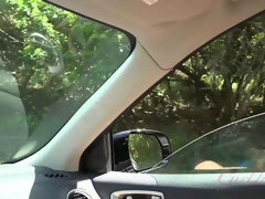 Leie, In den arsch, Fingern, Handjob, Im freien, Öffentlich, Spanner, Nass