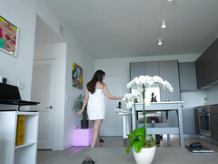 Robe, Maman, Pov, Chatte, Rasée, Jupe, Fils, Grande