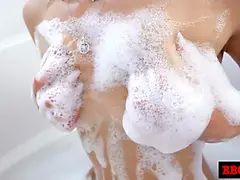 Kelsey Kane moans with pleasure as BBC fills her small pussy with cum