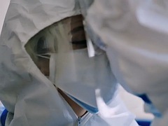 Pijpbeurt, Stel, Voeten, Vriendin, Handschoenen, Handbeurt, Tatoeage, Uniformpje