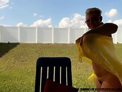Enthousiasteling, Grote mammen, Blond, Hd, Masturbatie, Moeder, Hangende tieten, Alleen