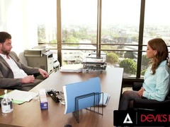 Anal, Cul, Gros seins, En levrette, Bâillonner, Hd, Bureau, Réalité