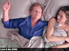 Famke Janssen undergarments and softcore movie sequences