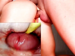 Grosser arsch, Besamung, Spermaladung, Furzen, Riesig, Orgasmus, Muschi, Hure