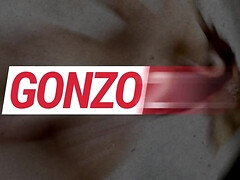 Filling all holes - bubble butt blonde Angelina love in double penetration anal threesome