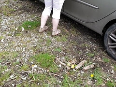 Alice - Casually Peeing Jeans While Walking, Then Wetting The Car Seat ;)