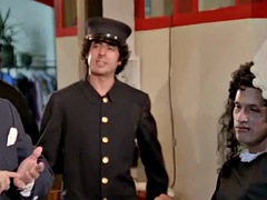 Asiatique, Gros seins, Blonde, Tir de sperme, Doigter, Poilue, Orgie, Suçant