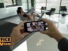 Schwarz, Blasen, Schwarz, Hardcore, Hd, Büro, Pov, Reiten