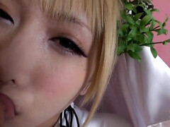 Grote kont, Grote mammen, Rondborstig, Fetisj, Masturbatie, Natuurlijke tieten, Spuiten, Tieten likken