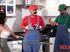 Culo grande, Tetas grandes, Mamada, Sexo duro, Latina, Trio, Tetas, Esposa