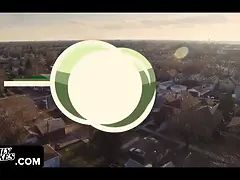 Busty stepsister lets her crazy stepbrother screws her jiggly brazilian cunt while their papa is away