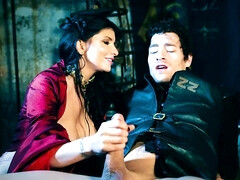 Romi Rain is fucked by Xander Corvus in a stand-up position