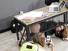 Rubia, Lesbiana, Lamidas, Masturbación, Tetas naturales, Coño, Estriptis, Tetas