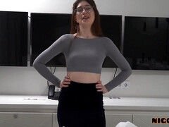 Enthousiasteling, Lieveling, Pijpbeurt, Bruinharig, Gezichtspunt, Russisch, Lerarin, Tieten likken