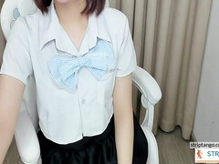 Amateur, Anal, Gode, Double pénétration, Élève, Strapon, Nénés, Webcam