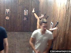 Amateur, Gros seins, Sucer une bite, Bondage, Énorme, Seins naturels, Fête, Nénés