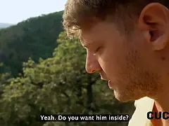 Рогоносцы, Член, Хд, Мужья, Два парня и девушка, На природе, Кричащие, Жена