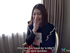 Amateur Miku Kanno from Tokyo comes to our hotel and gets naked for us