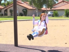 Pop, Extreem, Vingeren, Masturbatie, Orgasme, Schoolmeisje, Alleen, Onder de rok