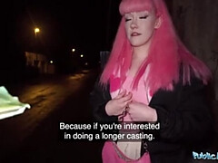 Public Agent Fucks Tight Pussy - Evie Rees Gets Creampied in Doggy Style