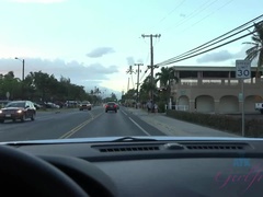 Amateur, Blonde, Doigter, Petite amie, Masturbation, Orgasme, Pov, Public