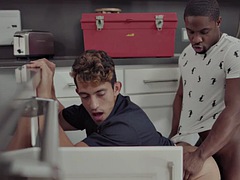 Enthousiasteling, Anaal, Zwart, Zwart, Homo, Spier