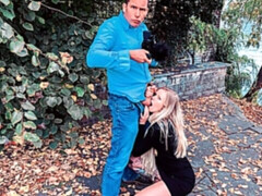 Gros cul, Grosse bite, Gros seins, Blonde, Sucer une bite, En levrette