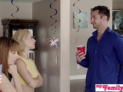 Blonde, Éjaculation interne, Gorge profonde, Groupe, Fait maison, Seins naturels, Réalité, Criant