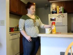 Amateur, Grosse, Mature, Rousse roux, Solo, Webcam