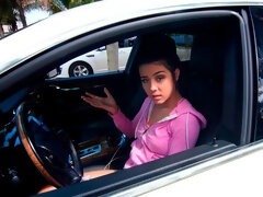 Morena, Estilo perrito, Pajear, Pov, Afeitado, Medias largas, Adolescente, Uniforme