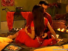 She Rides His Big Indian Dick To orgasm