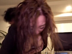 Aziatisch, Bruinharig, Sperma, Diep in de keel, Dubbele penetratie, Harig, Japaans, Kut duiken