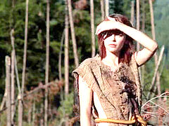 Leie, Masturbation, Im freien, Öffentlich, Muschi, Rotschopf, Solo