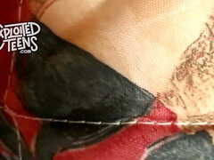 Leie, Blasen, Braunhaarige, Behaart, Zierlich, Pov, Jungendliche (18+), Titten