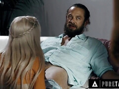 Lieveling, Grote mammen, Blond, Pijpbeurt, Bedriegen, Sperma shot, Hardcore, Man