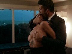 Sucer une bite, Brunette brune, En levrette, Faciale, Hd, Seins naturels