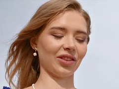 VIXEN Tiny Blonde Alexa Martens Has Poolside Sex in Vixen Debut