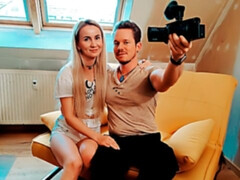 Arsch, Blondine, Blasen, Hundestellung, Handjob, Pov, Rasiert, Titten