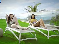 Mooi, Grote mammen, Diep in de keel, Hd, Lesbisch, Doordringend, Openbaar, Tatoeage