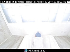 Asiatisch, Blasen, Handjob, Hd, Japanische massage, Muschi, Kurzes haar, Titten