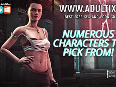 Nicole Sage - Hot Brunette Lets A Stranger Creampie Her