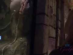 Amateur, Salle de bains, Blonde, Sucer une bite, Petite amie, Jeans, Pov, Chatte