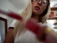 Amateur, Cul, Gros cul, Blonde, Fétiche, Fait maison, Solo, Étudiant