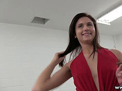 Morena, Pequeña, Afeitado, Fumando, Adolescente